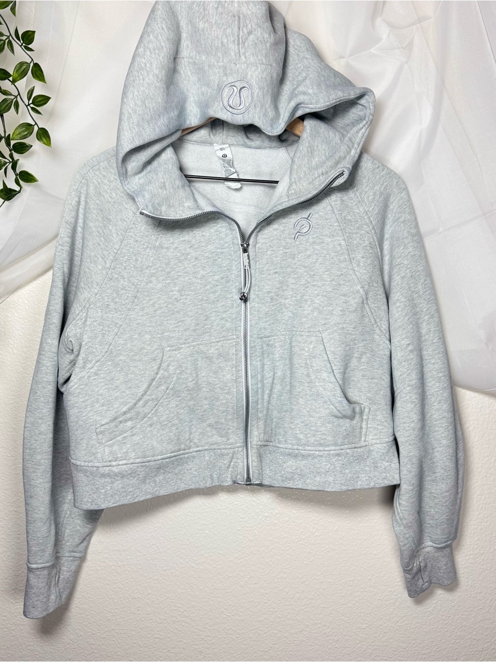 Lululemon x Peloton Scuba Oversized Full-Zip Cropped Hoodie